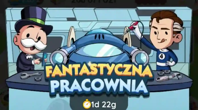 Wydarzenie Monopoly Go Fantastyczna Pracownia (lista nagród)